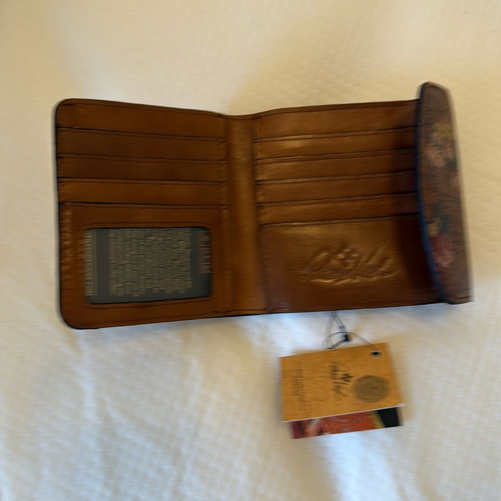 Patricia Nash floral leather women's wallet - Picture 4 of 5